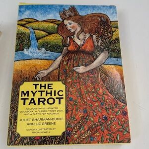 The Mythic Tarot Illustrated Guidebook, Classic Deck, and Cloth for Readings